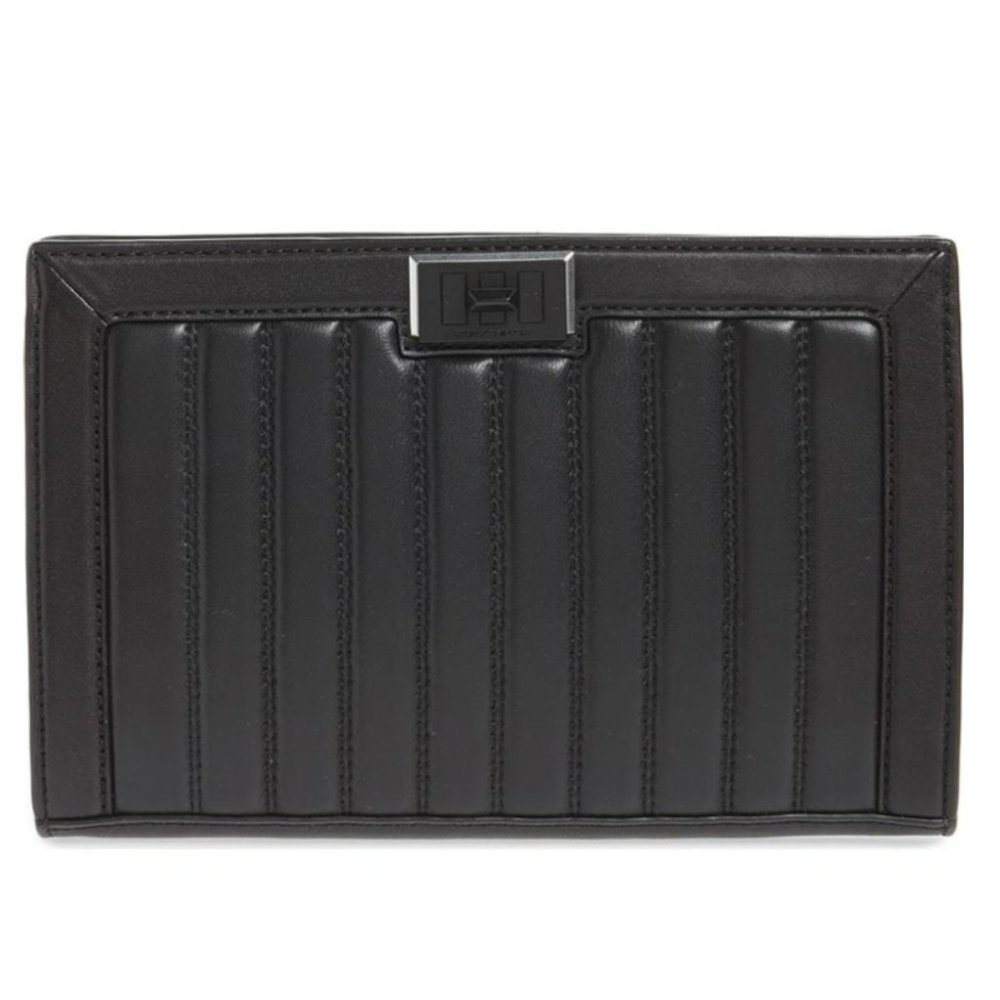 Rebecca Minkoff Black Quilted Clutch